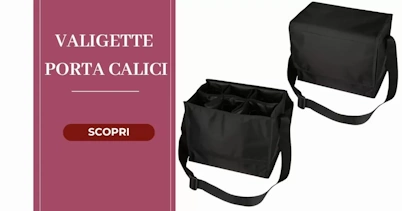 Valigette porta calici