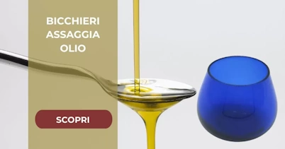 Bicchieri assaggia olio